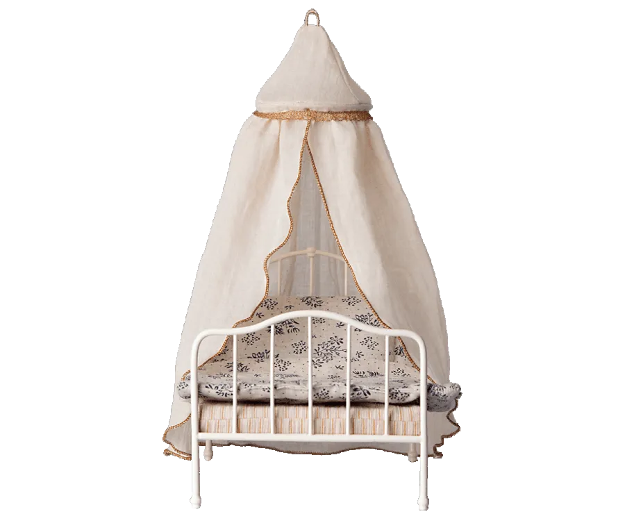 Maileg Miniature Bed Canopy Cream: LOW STOCK
