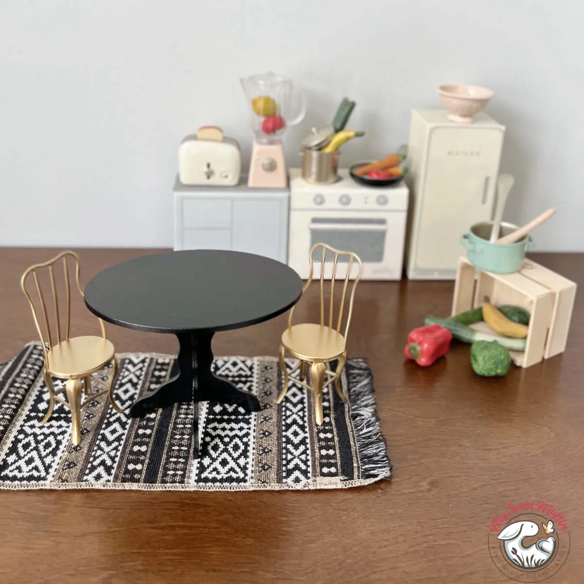 Maileg Miniature Doll House Toaster with Breads