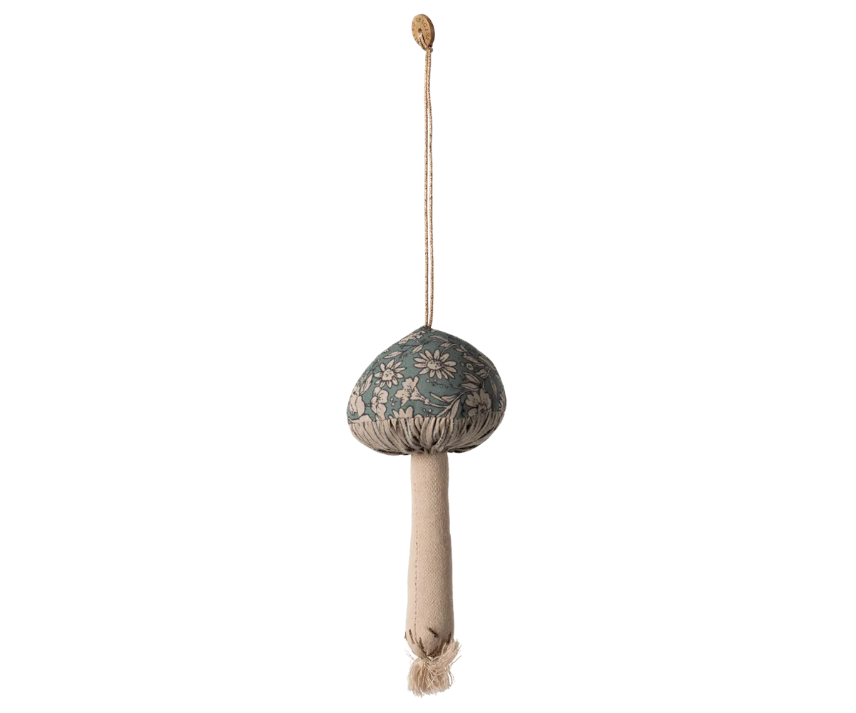Maileg Mushroom Ornament Blossom Green FW24 NEW ARRIVAL