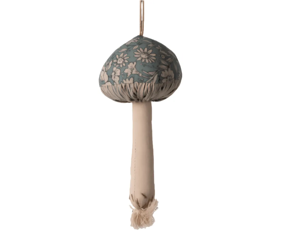 Maileg Mushroom Ornament Blossom Green FW24 NEW ARRIVAL