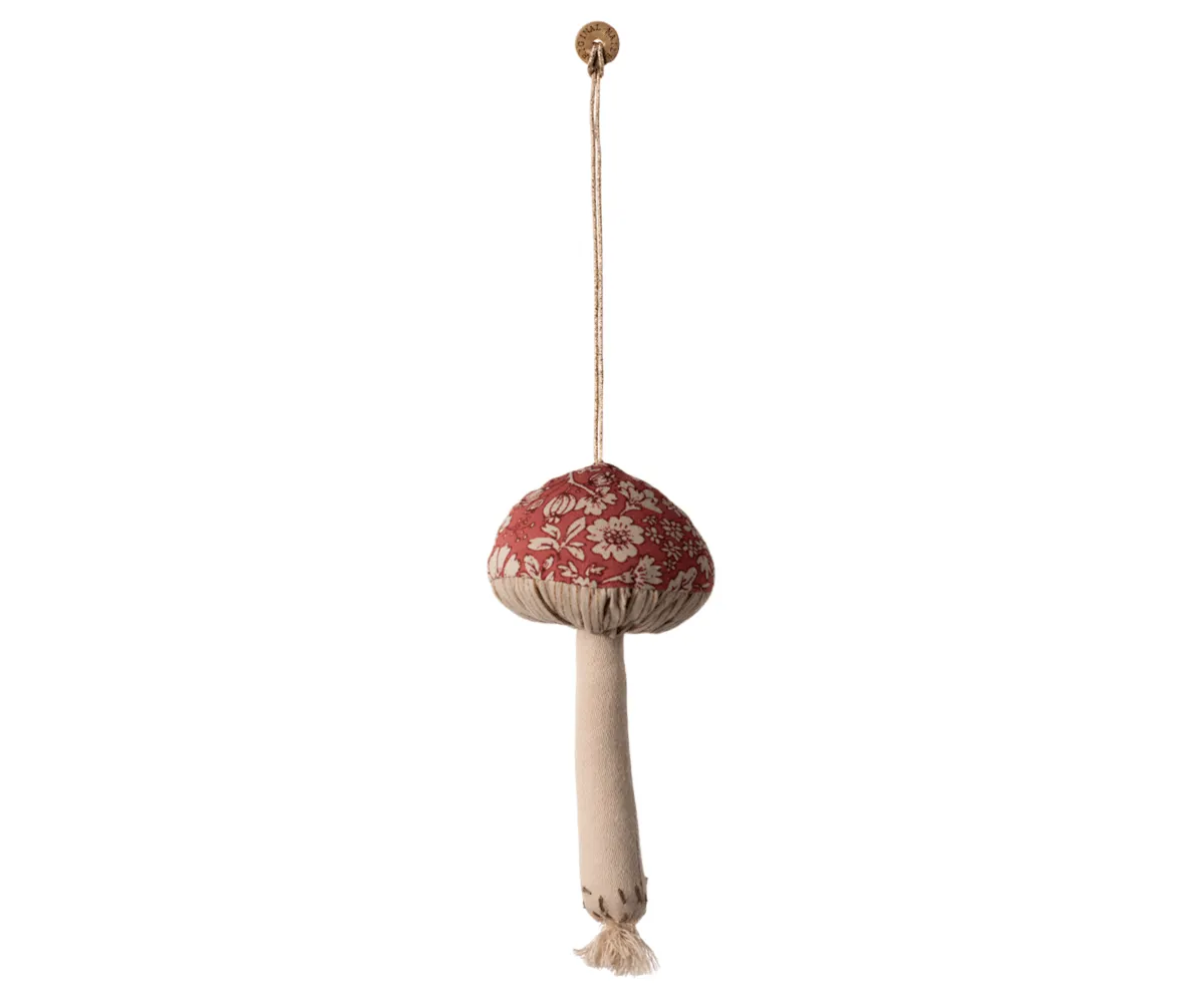 Maileg Mushroom Ornament Blossom Red FW24 NEW ARRIVAL