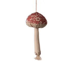 Maileg Mushroom Ornament Blossom Red FW24 NEW ARRIVAL
