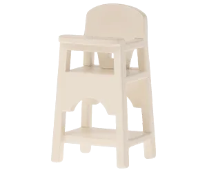 Maileg New High Chair for Mice, Off White: BACK IN STOCK