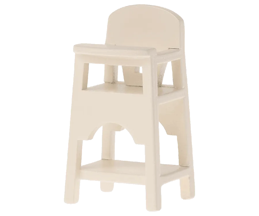 Maileg New High Chair for Mice, Off White: BACK IN STOCK