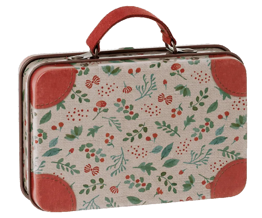 Maileg New Metal Suitcase Holly: LAST TW0