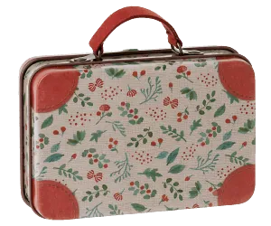 Maileg New Metal Suitcase Holly: LAST TW0