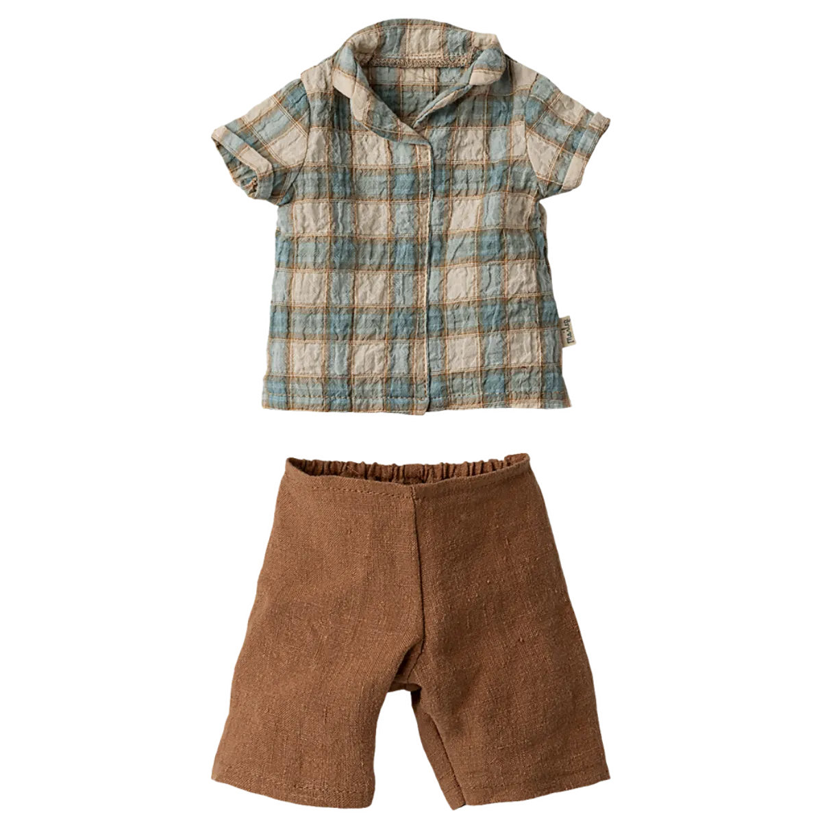 Maileg Rabbit in Checker Shirt, Size 3