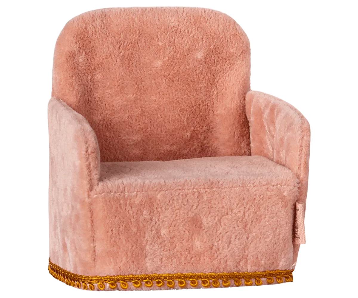 Maileg Rose Pink Folding Chair SS25 NEW ARRIVAL