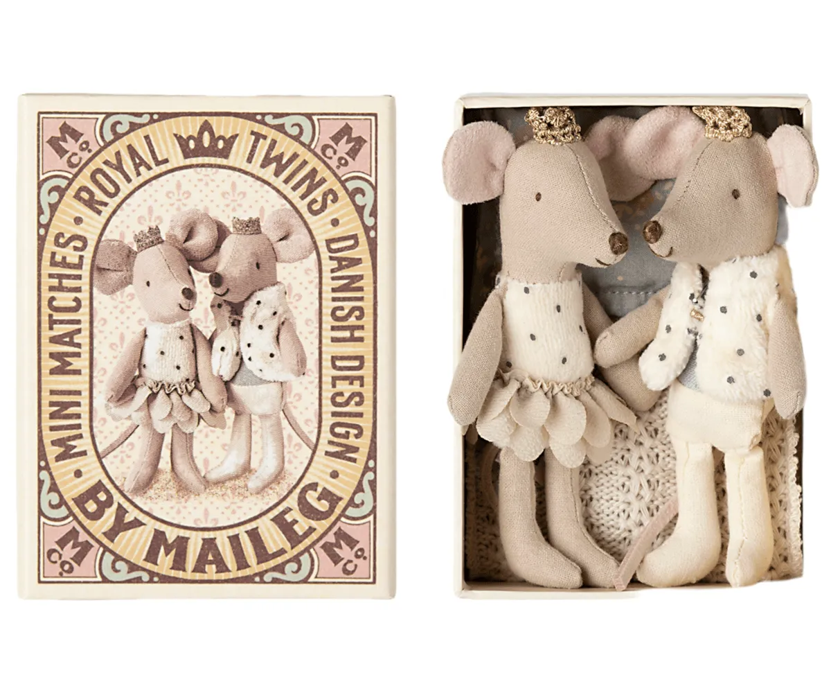 Maileg Royal Mice Twins  SS25: NEW ARRIVAL