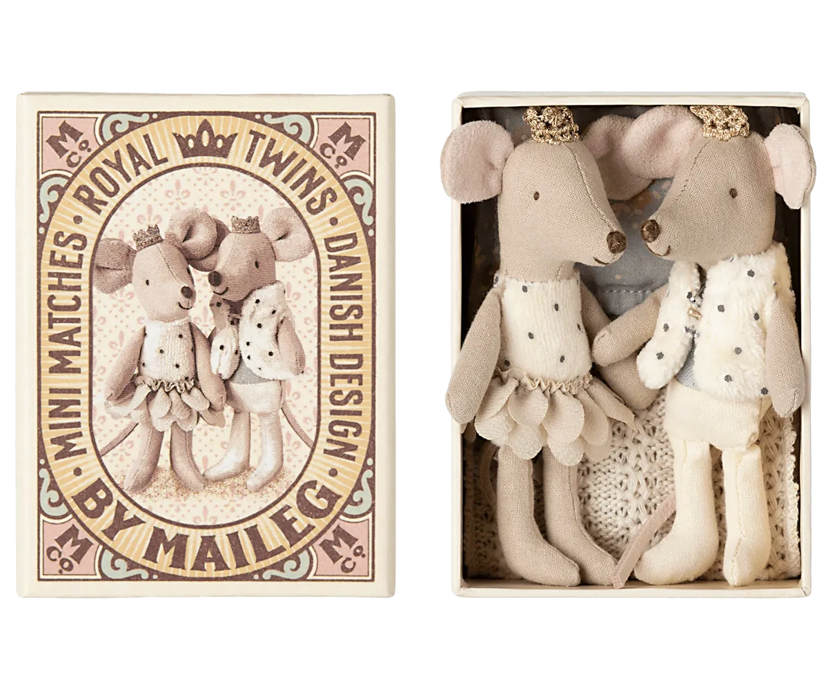 Maileg Royal Mice Twins  SS25: NEW ARRIVAL