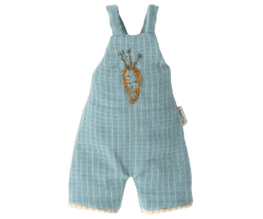 Maileg Size 2 Bunny Rabbit Overalls: LAST CHANCE