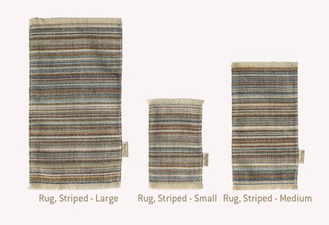 Maileg Striped Rug Large FW24 NEW ARRIVAL