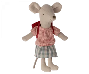 Maileg Tricycle Mouse Big Sister Red