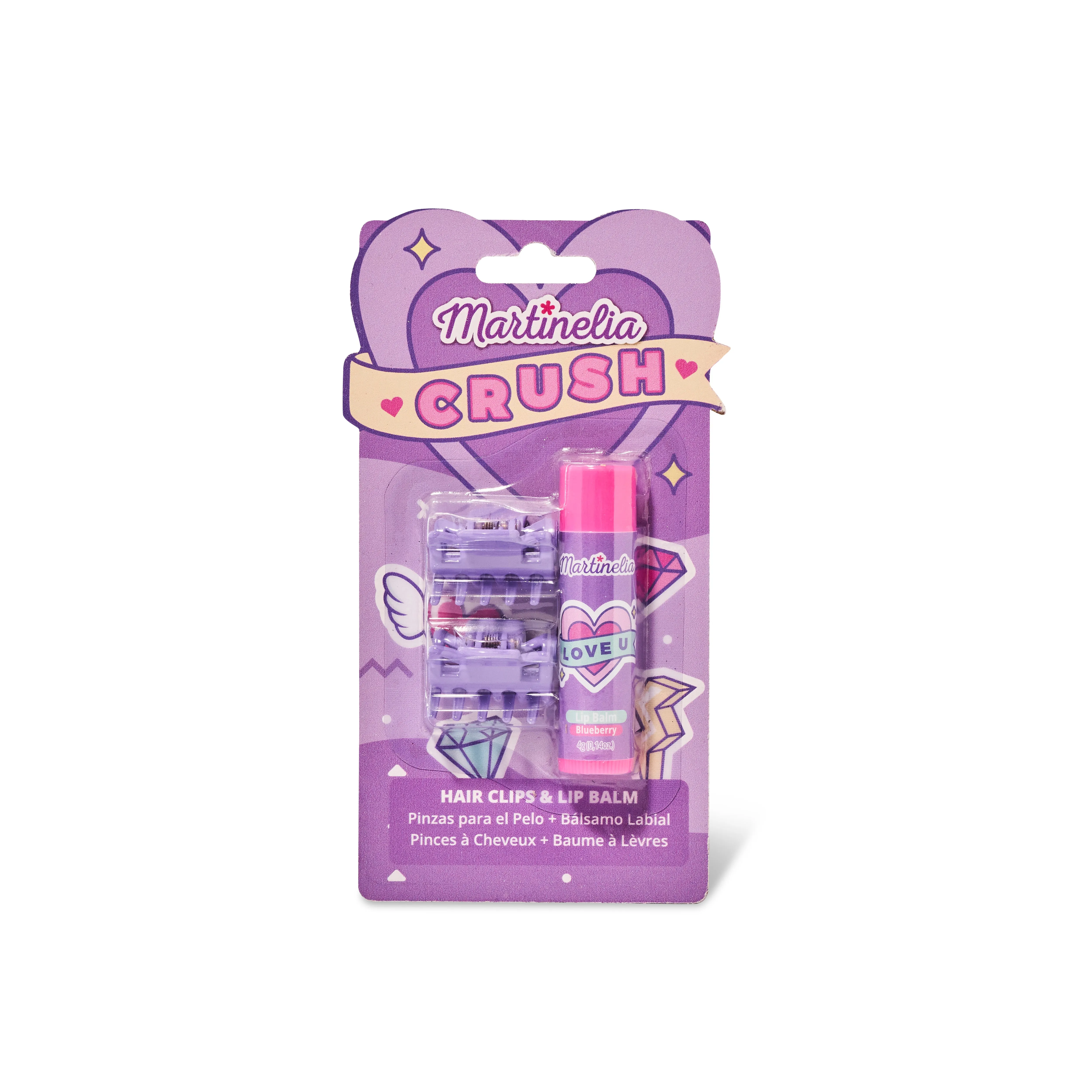 Martinelia Crush Hair Clips & Lip Balm
