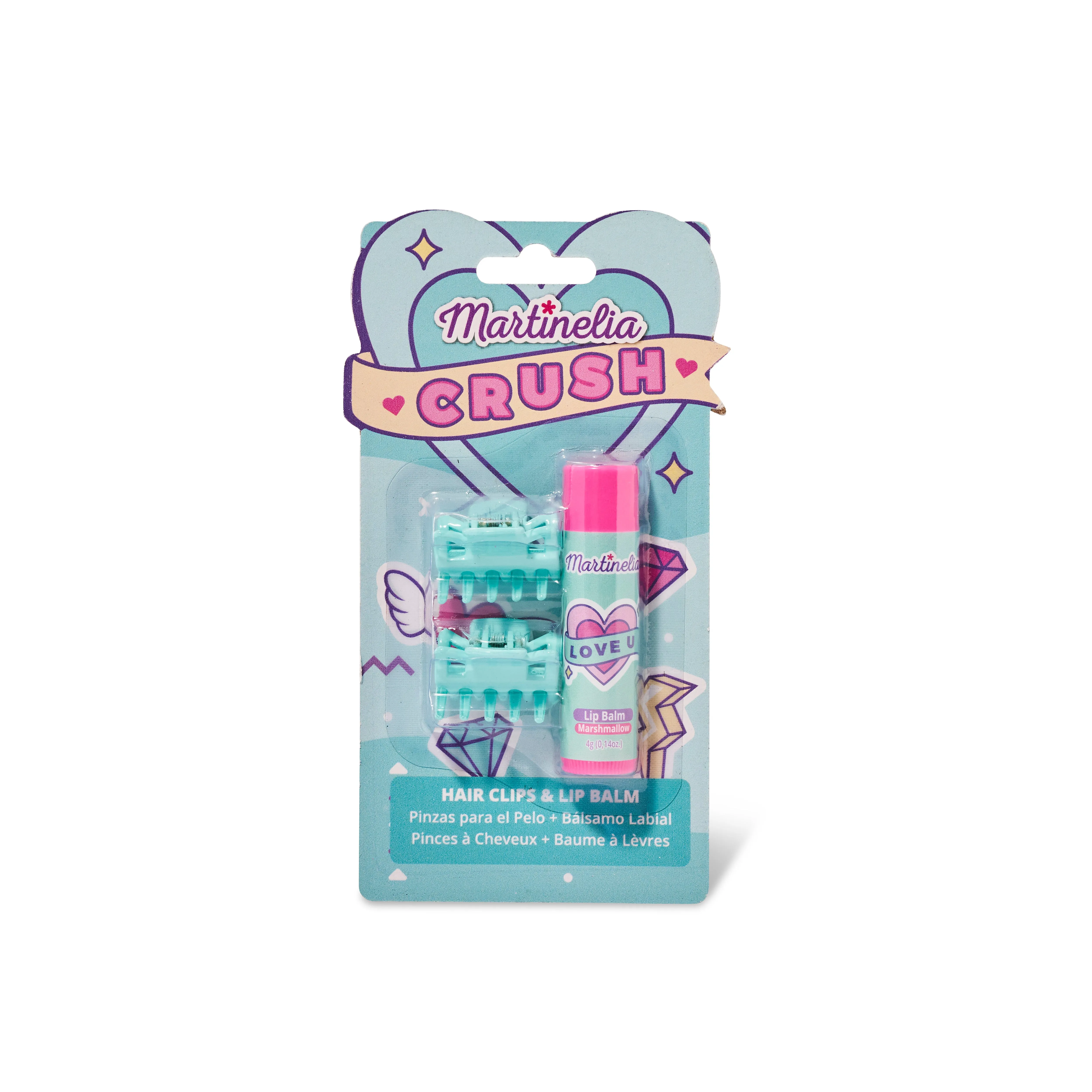 Martinelia Crush Hair Clips & Lip Balm