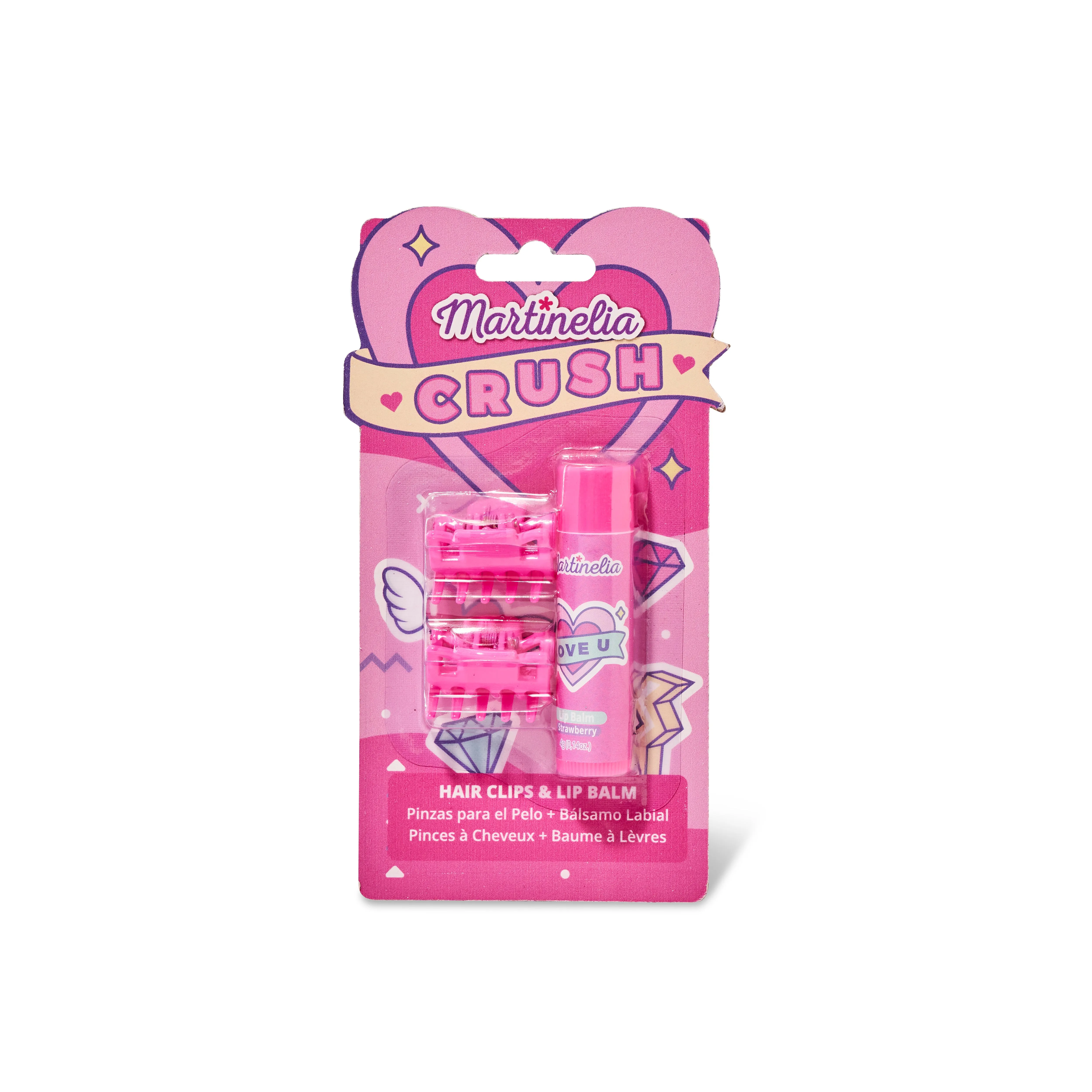 Martinelia Crush Hair Clips & Lip Balm