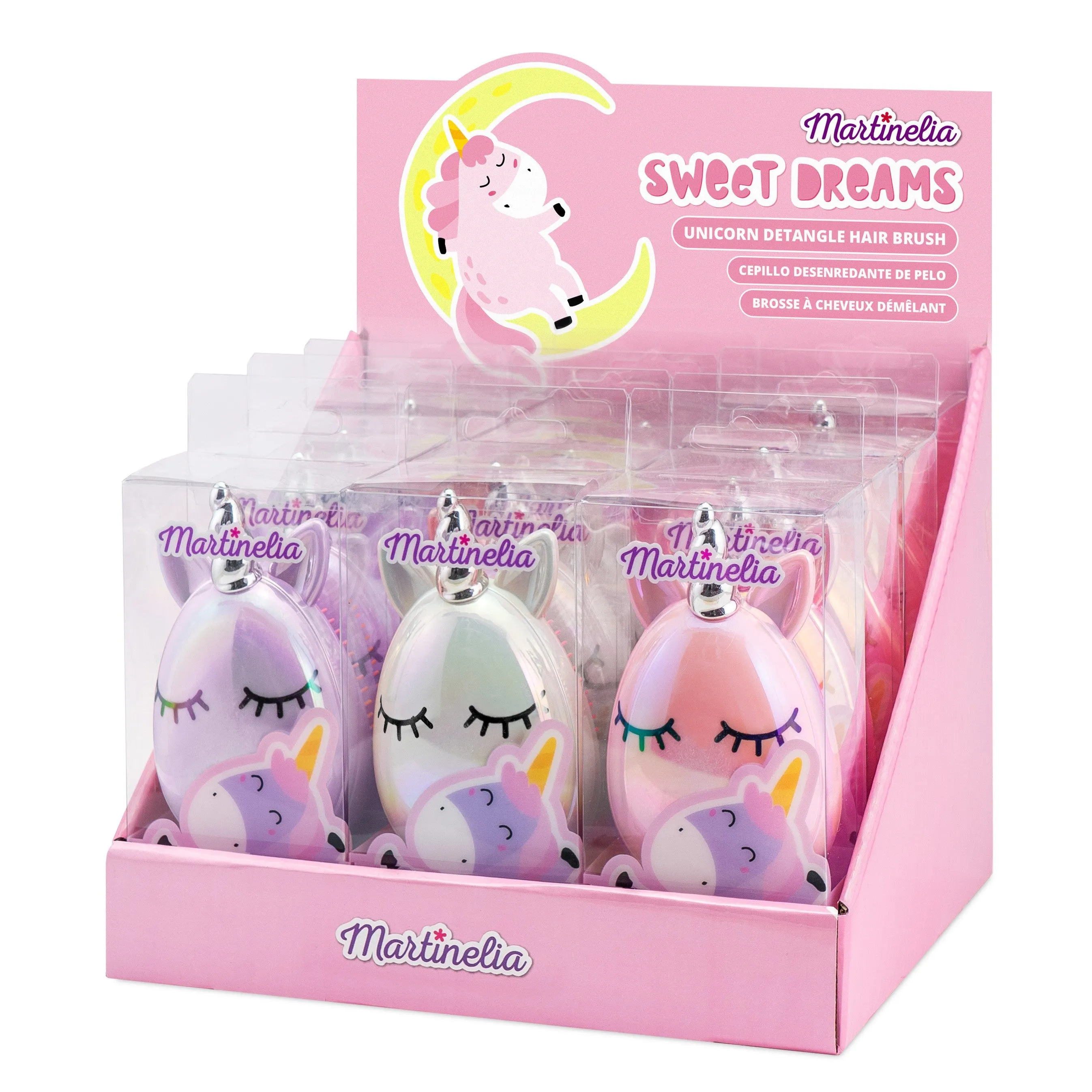 Martinelia Sweet Dreams Unicorn Detangler Hair Brush