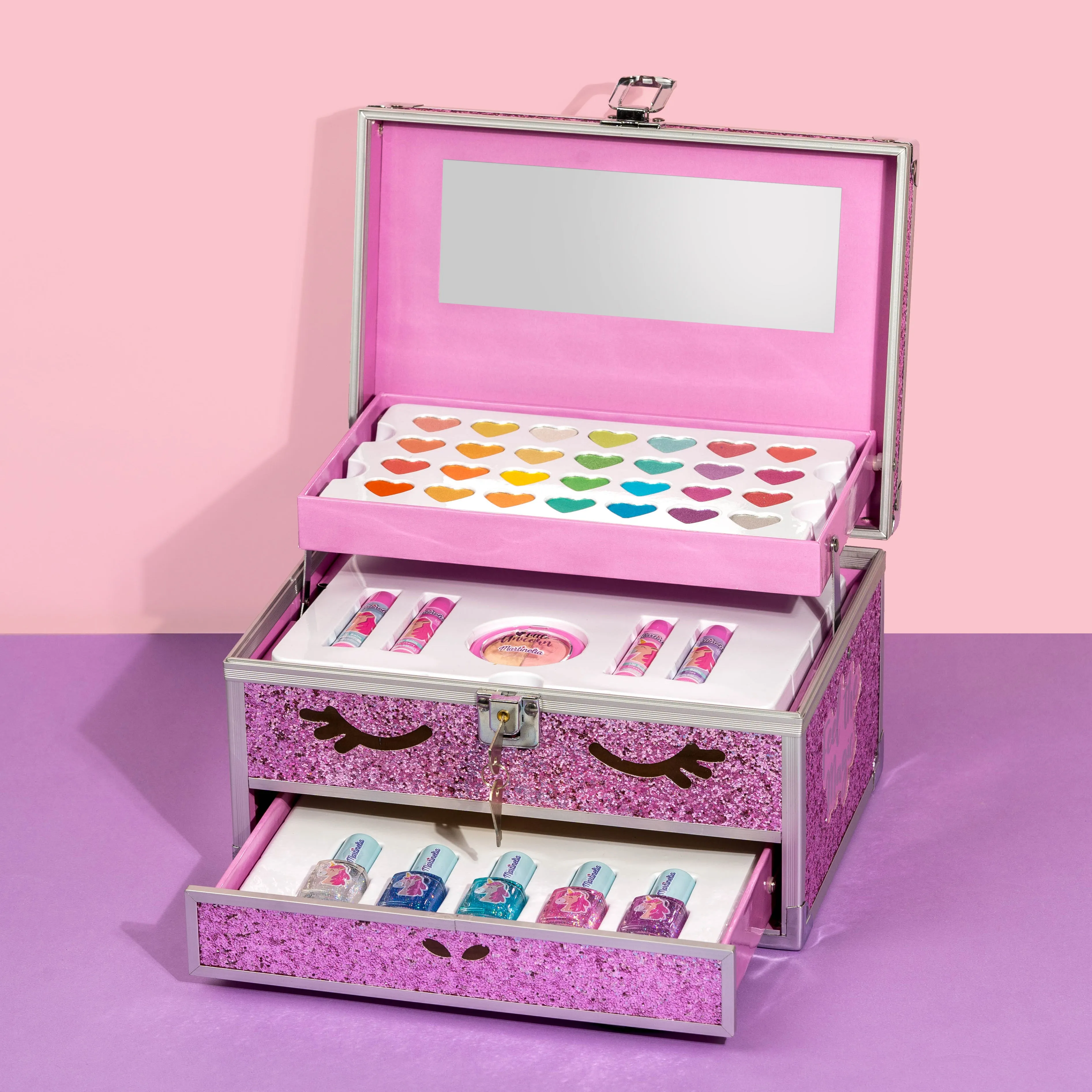 Martinelia Unicorn Big Glitter Case