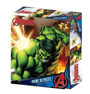Marvel Avengers Hulk Prime 3D 500 Piece Puzzle