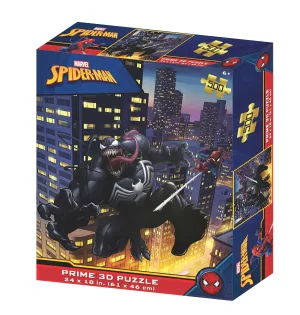 Marvel Spider-Man Venom Prime 3D 500 Piece Puzzle
