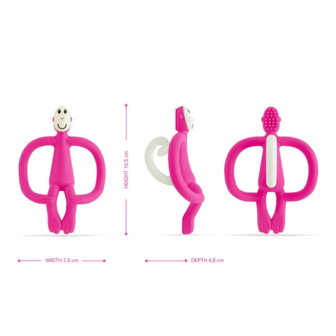 Matchstick Monkey Teether - Pink