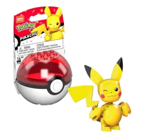 MEGA Construx Pokemon Evergreen Poke Ball - Pikachu