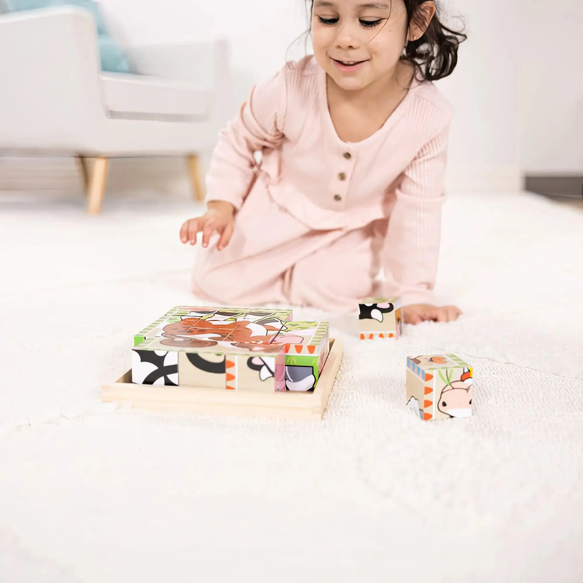 Melissa & Doug Farm Cube Puzzle