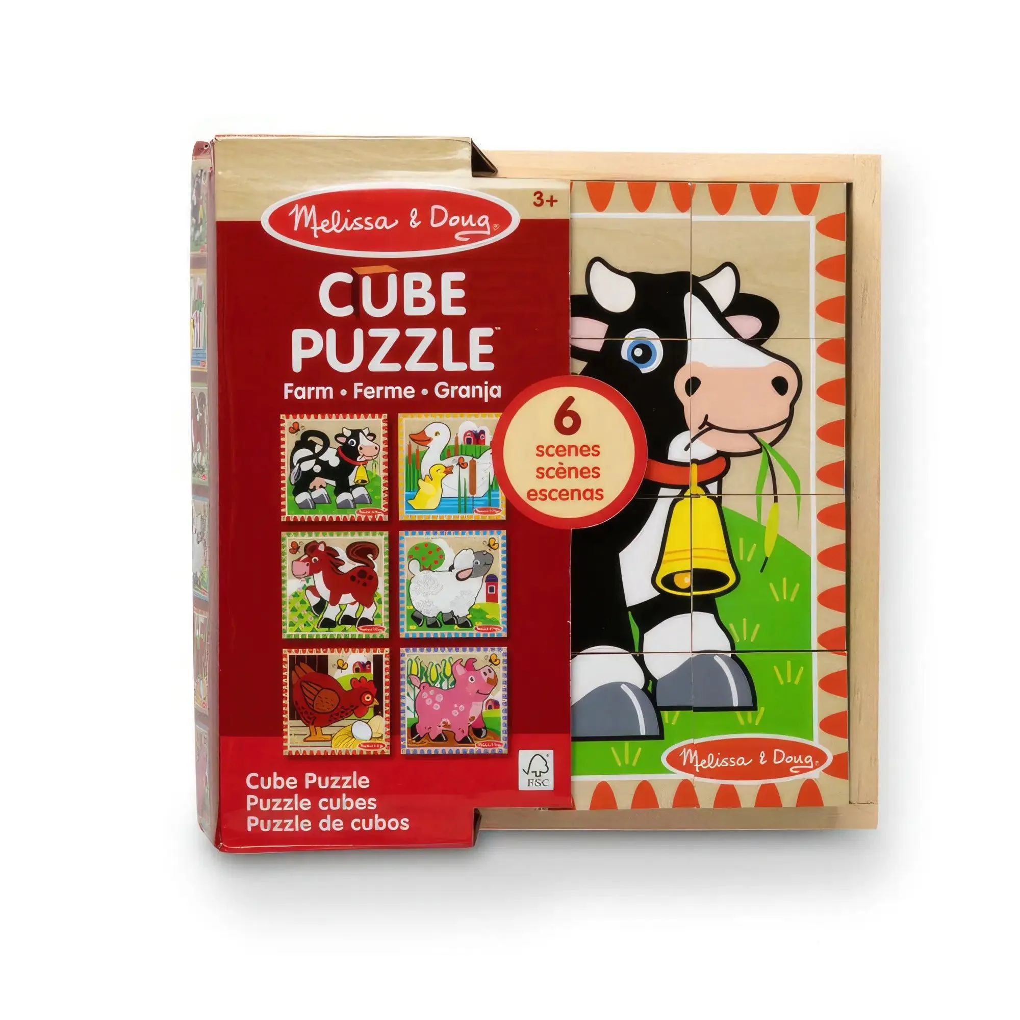 Melissa & Doug Farm Cube Puzzle