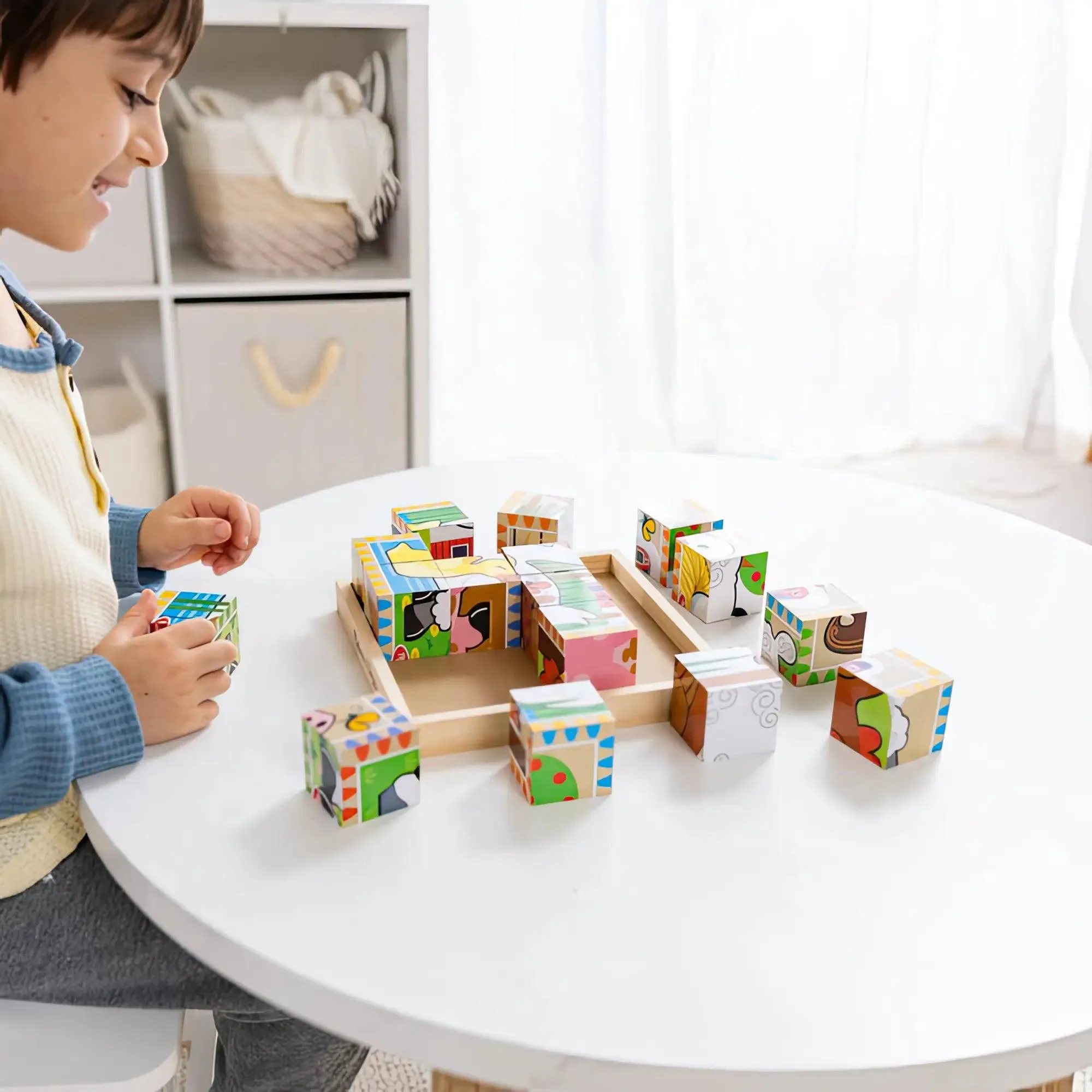 Melissa & Doug Farm Cube Puzzle