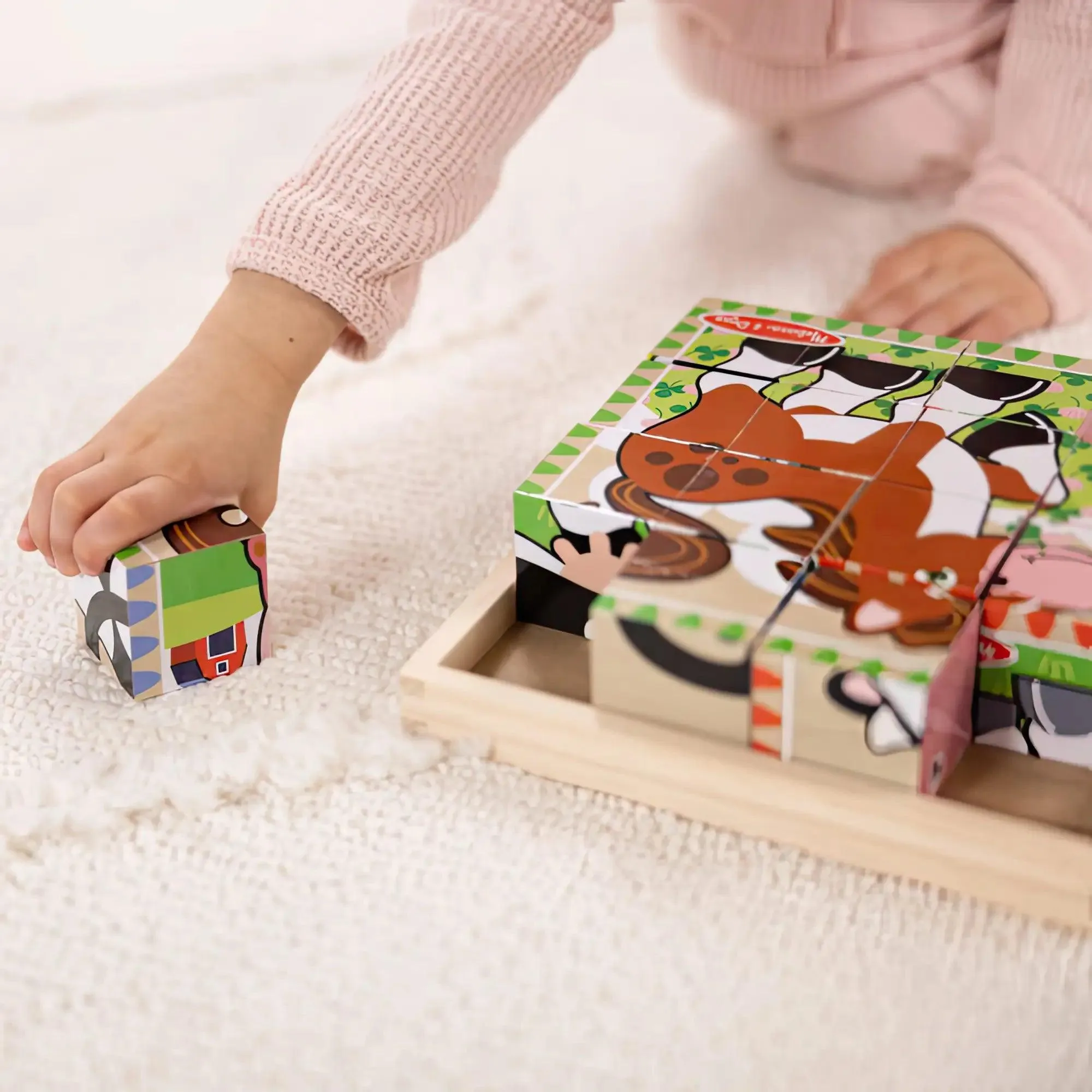 Melissa & Doug Farm Cube Puzzle