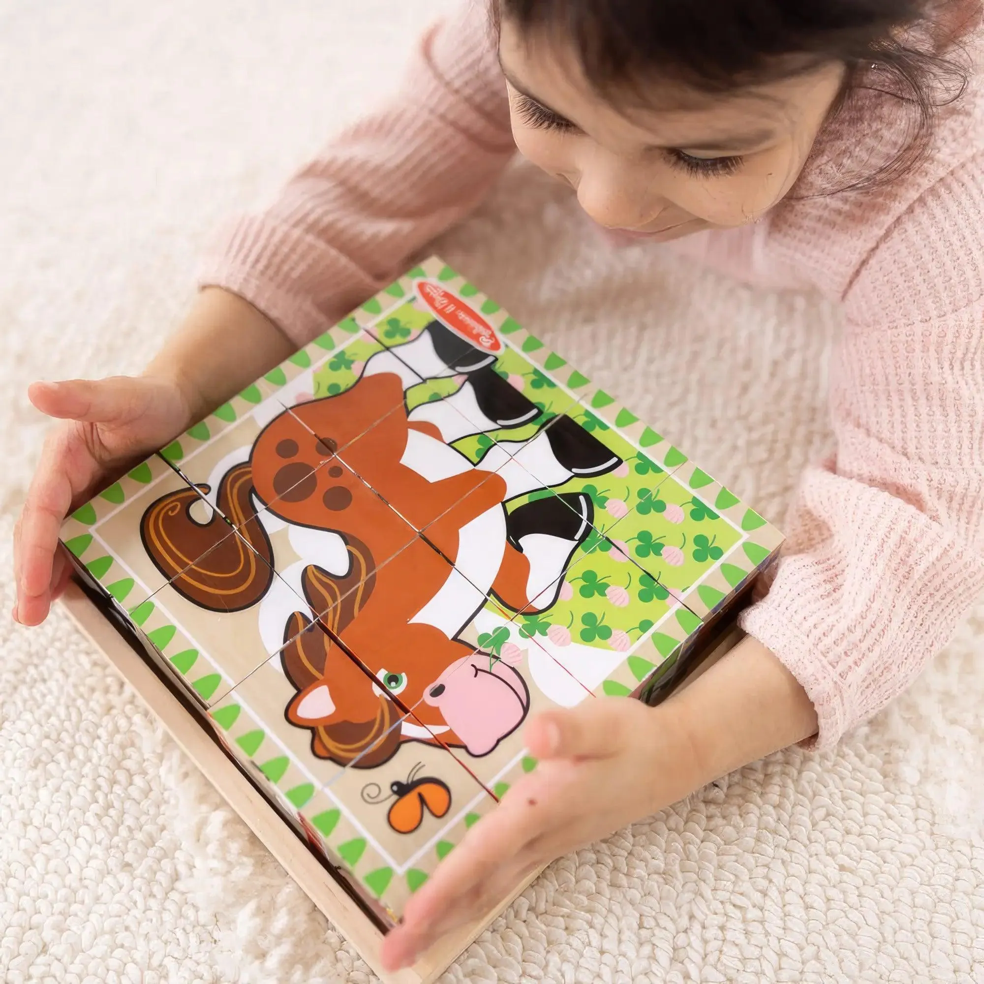 Melissa & Doug Farm Cube Puzzle