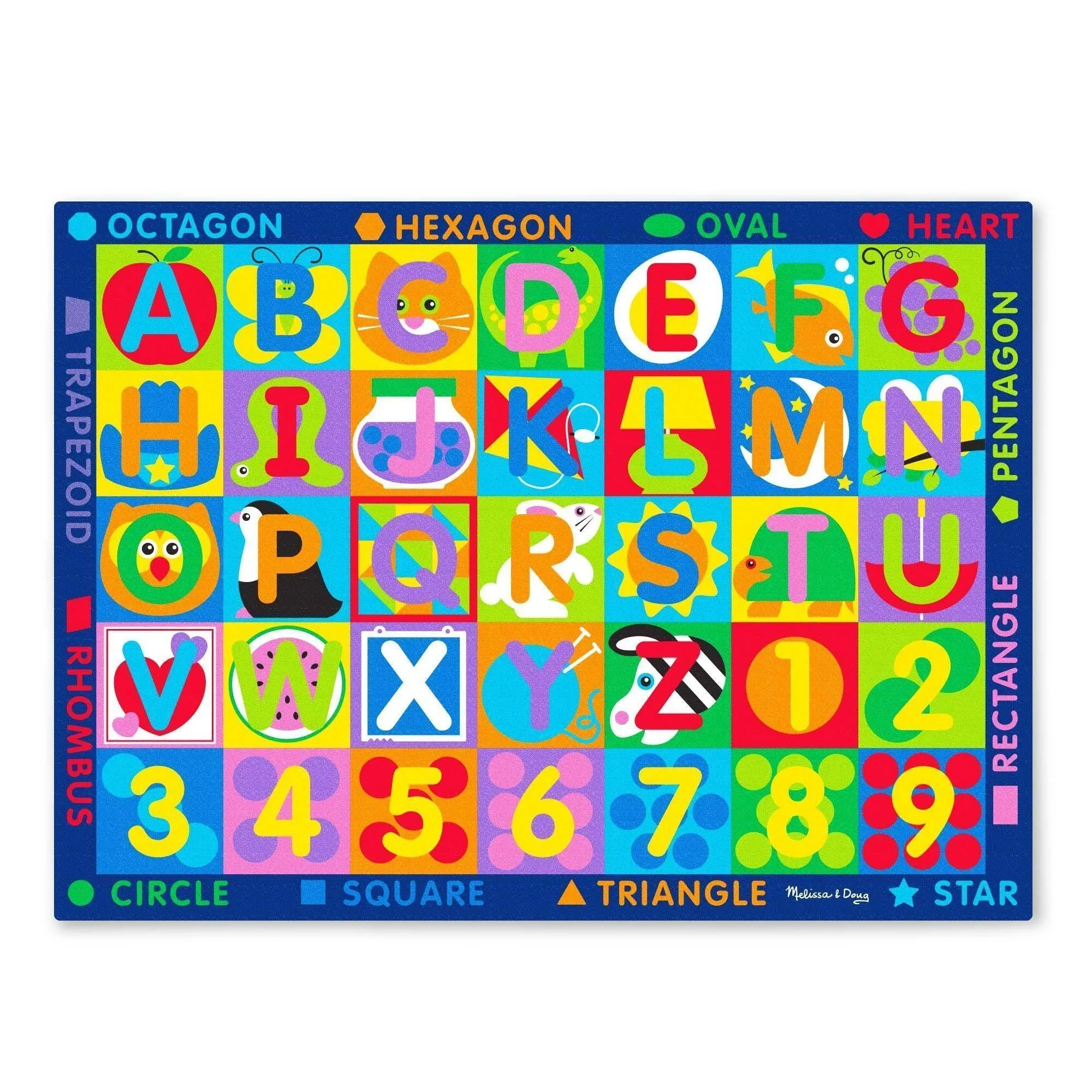 Melissa & Doug Jumbo ABC-123 Activity Rug