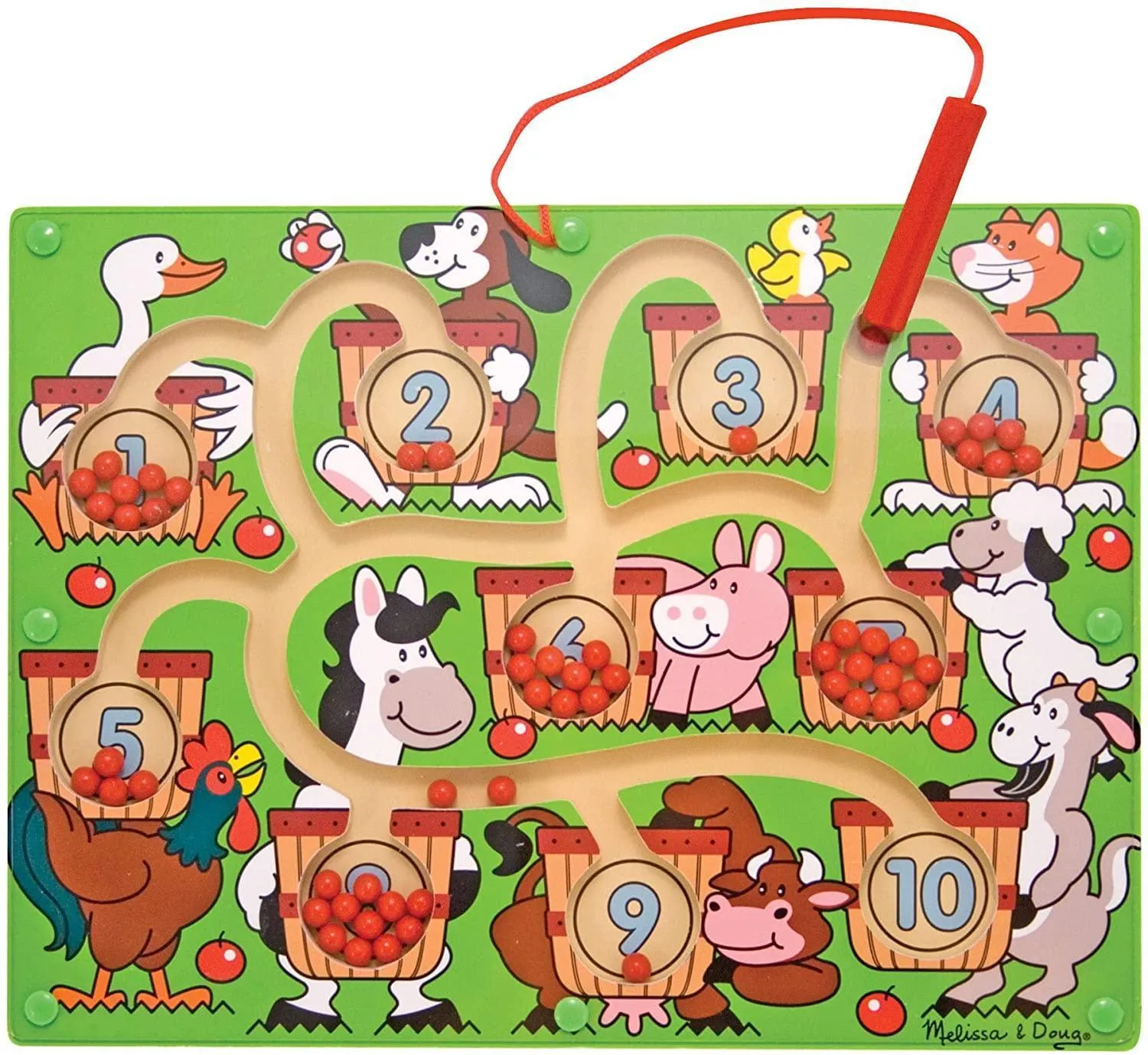 Melissa & Doug Magnetic Wand Number Maze