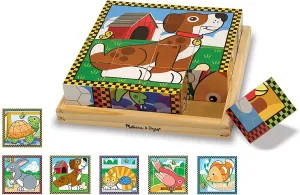 Melissa & Doug Pets Cube Puzzle