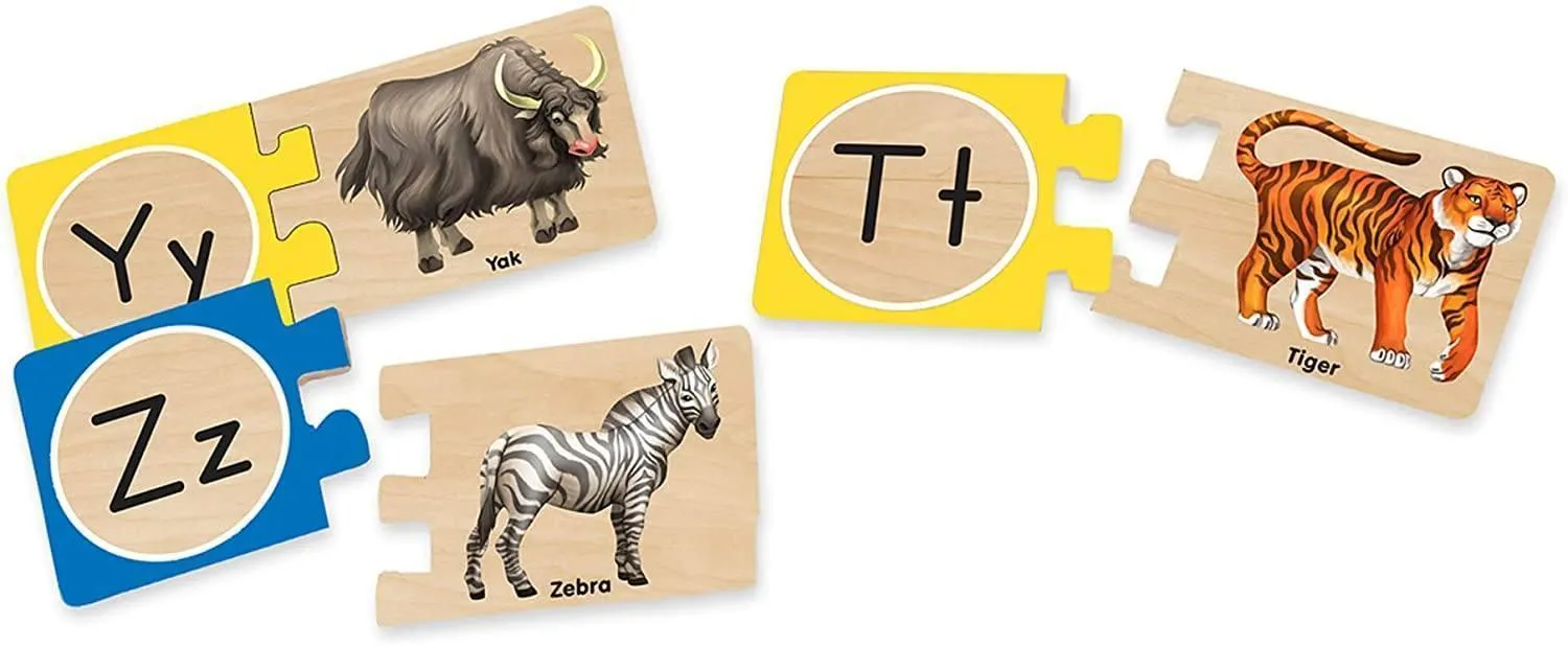 Melissa & Doug Self-Correcting Alphabet Letter Puzzles