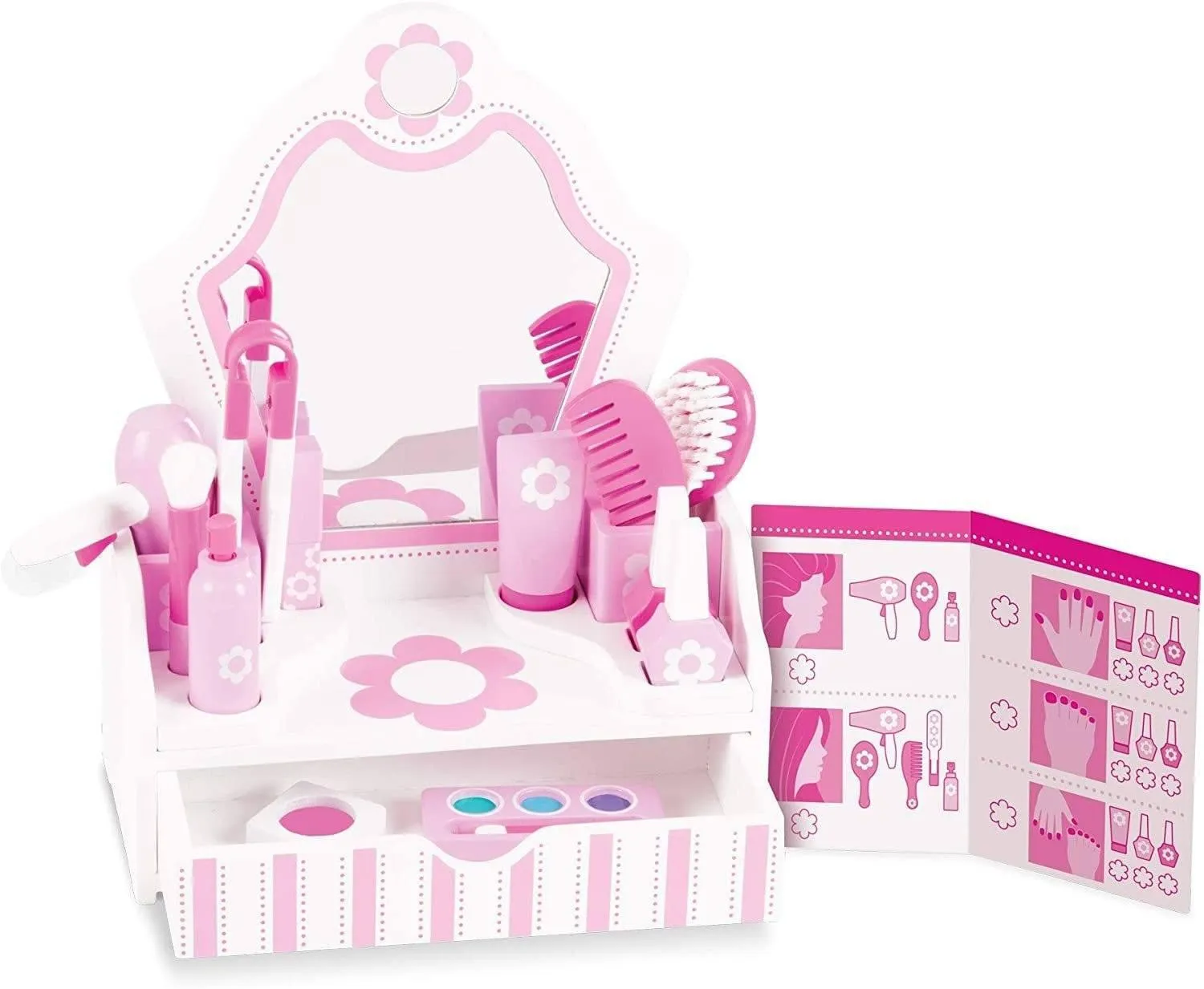 Melissa & Doug Wooden Beauty Salon Play Set - The Original