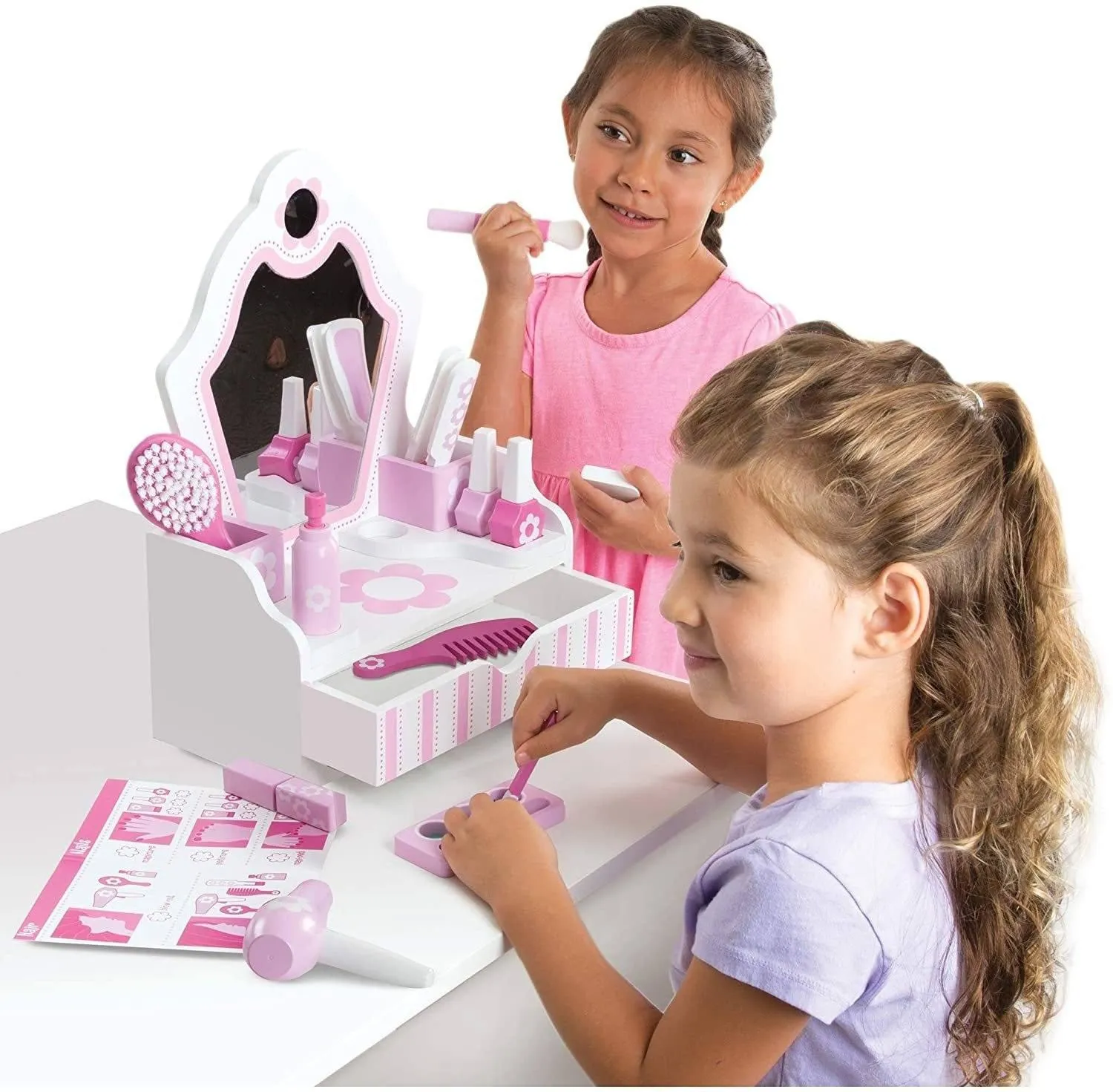 Melissa & Doug Wooden Beauty Salon Play Set - The Original