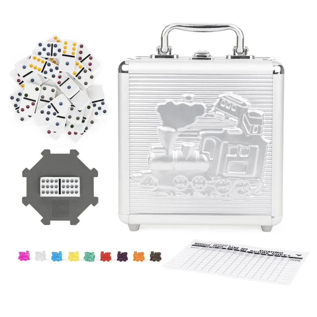 Mexican Train Dominoes with Carry Case
