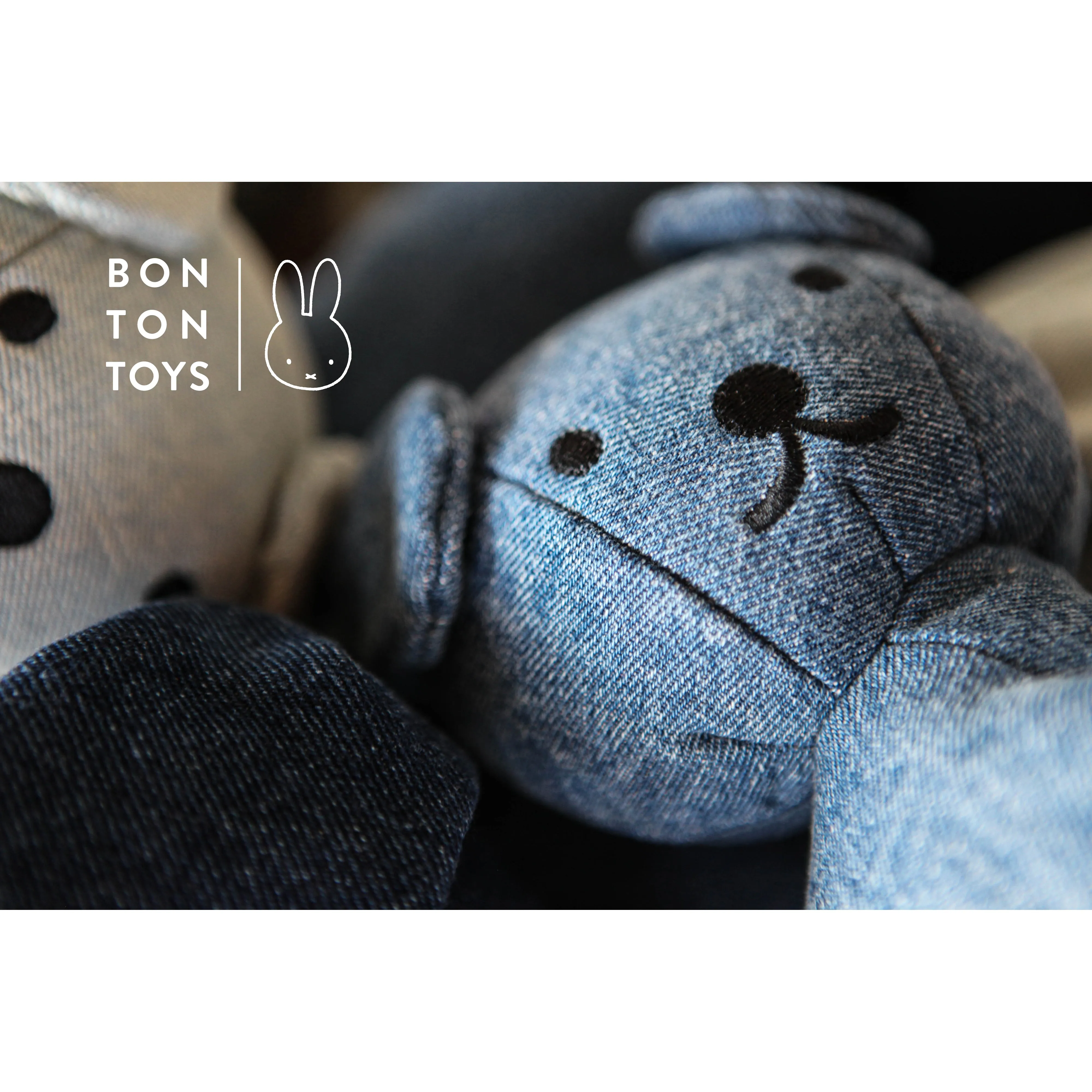 Miffy Sitting Mid Wash Denim - 33cm