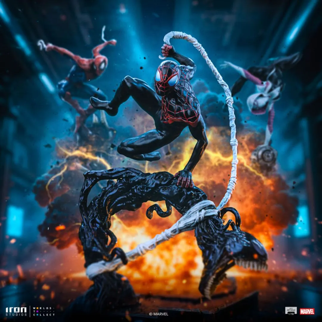 Miles Morales Bds Art Statue By Iron Studios