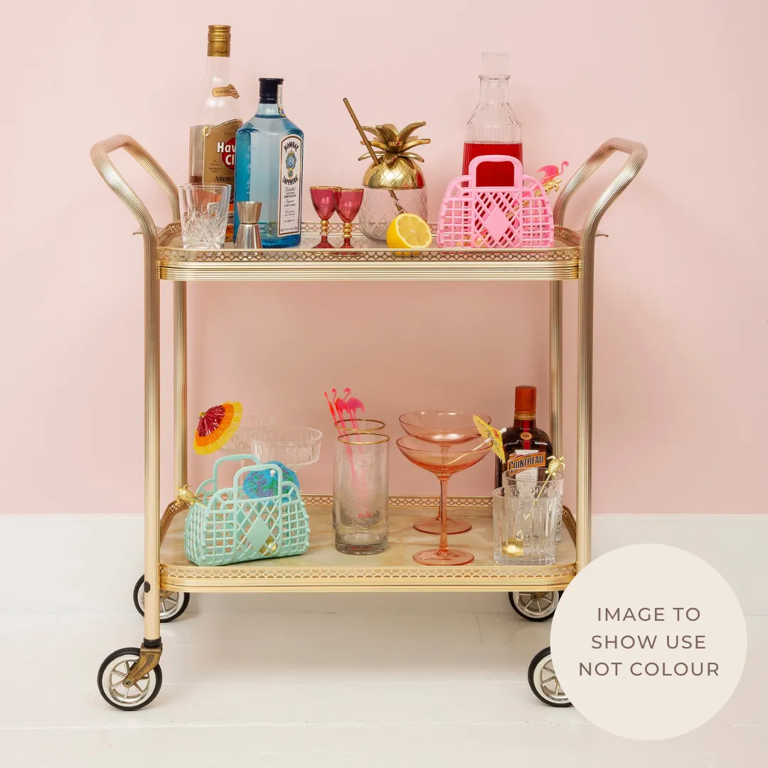 MINI Retro Basket Jelly Bag - Mint