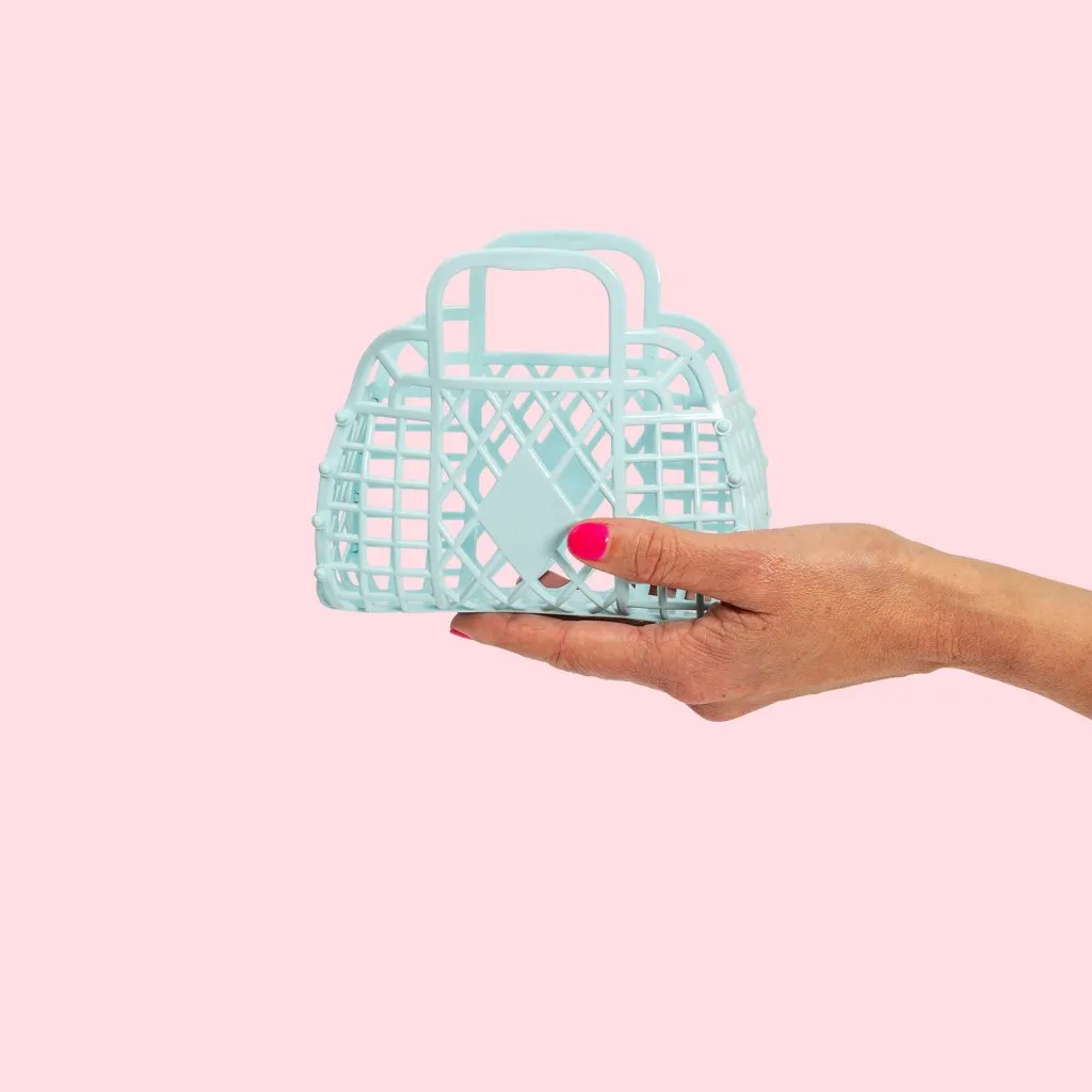 MINI Retro Basket Jelly Bag - Mint