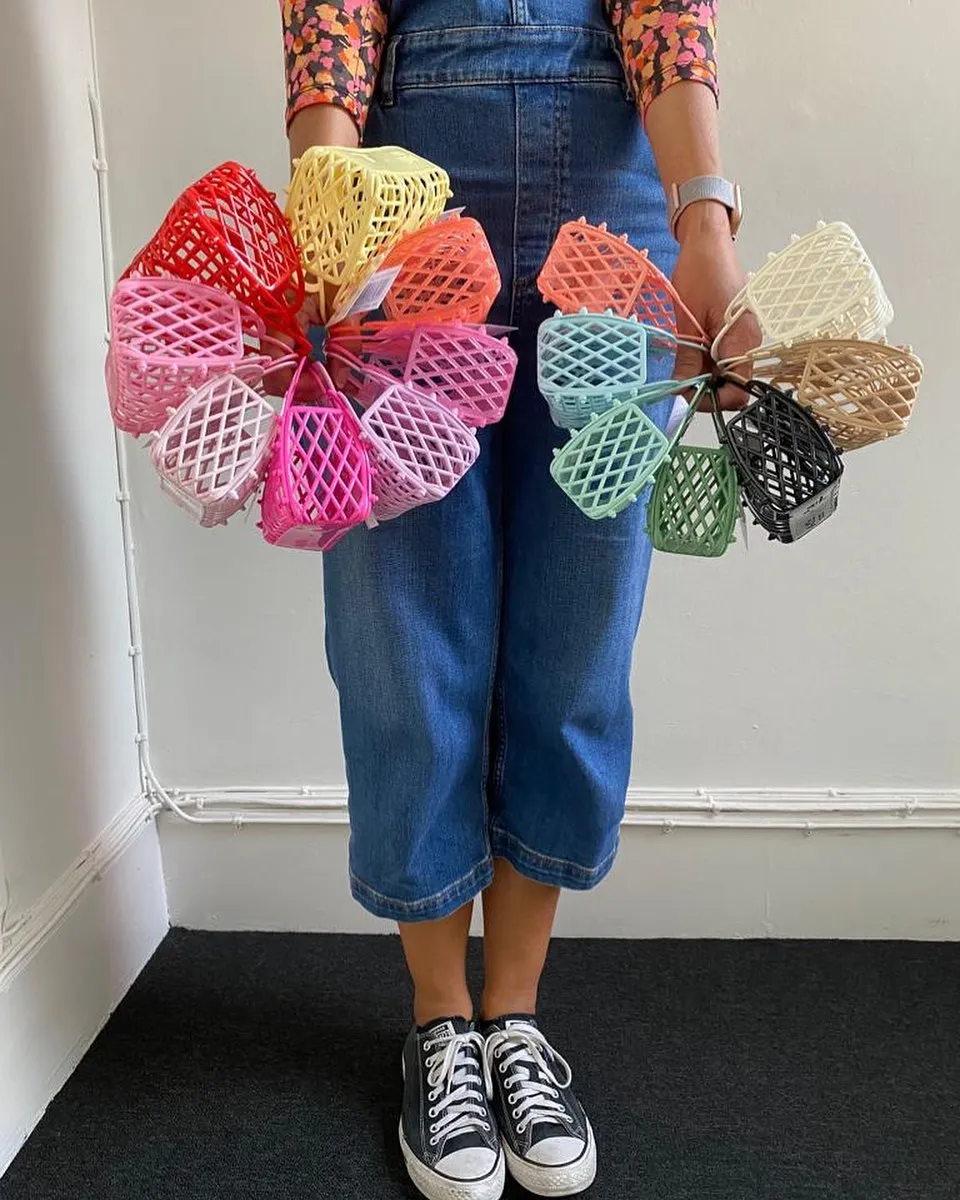 MINI Retro Basket Jelly Bag - Mint