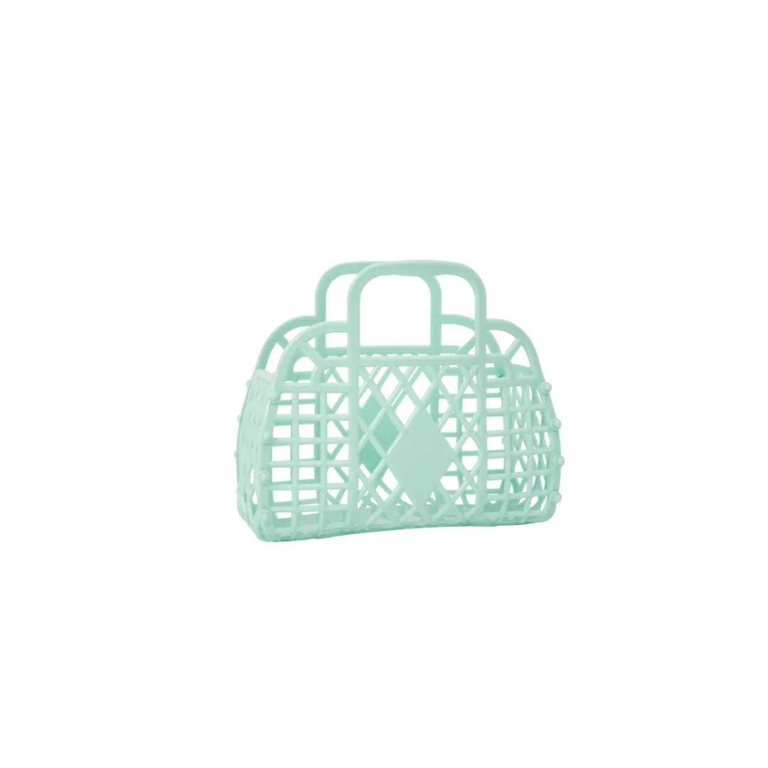 MINI Retro Basket Jelly Bag - Mint
