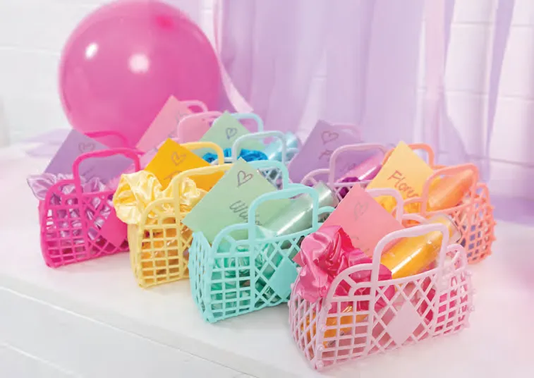 MINI Retro Basket Jelly Bag - Mint