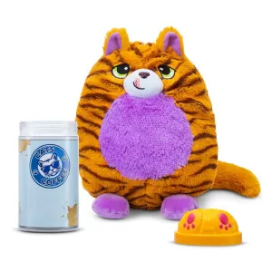 Misfittens Get Meowt! Basic Collectible Plush Cats Series 1 Fidget - Orange Tabby Cat