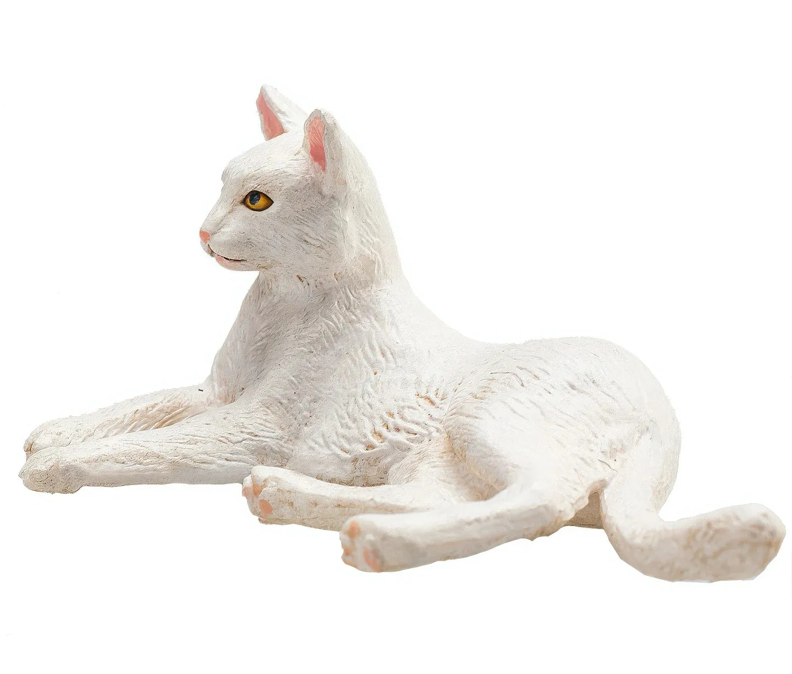 Mojo 387368 Farmland Lying Cat White Figure
