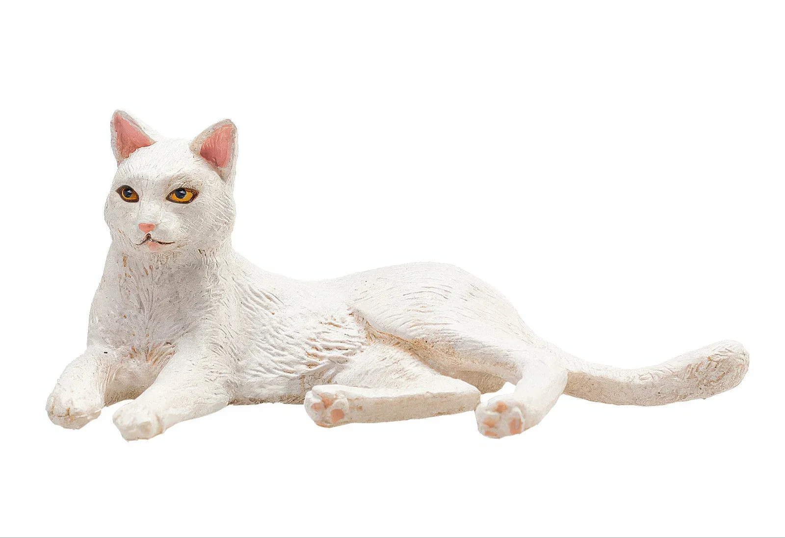Mojo 387368 Farmland Lying Cat White Figure