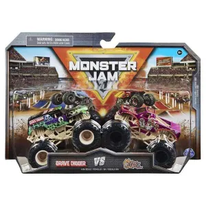 Monster Jam 1:64 2 Pack Series 19 Grave Digger Vs Calavera