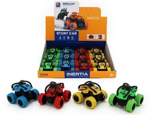 Monster Wheel Friction Rollover Stunt Car